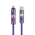 4 - in - 1 Schnelllade - Datenkabel - Klarwen