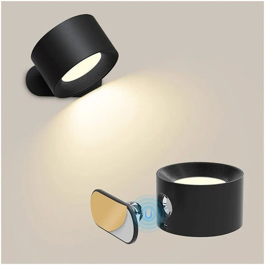 LED-Wandleuchte Bettkopfteil 360°