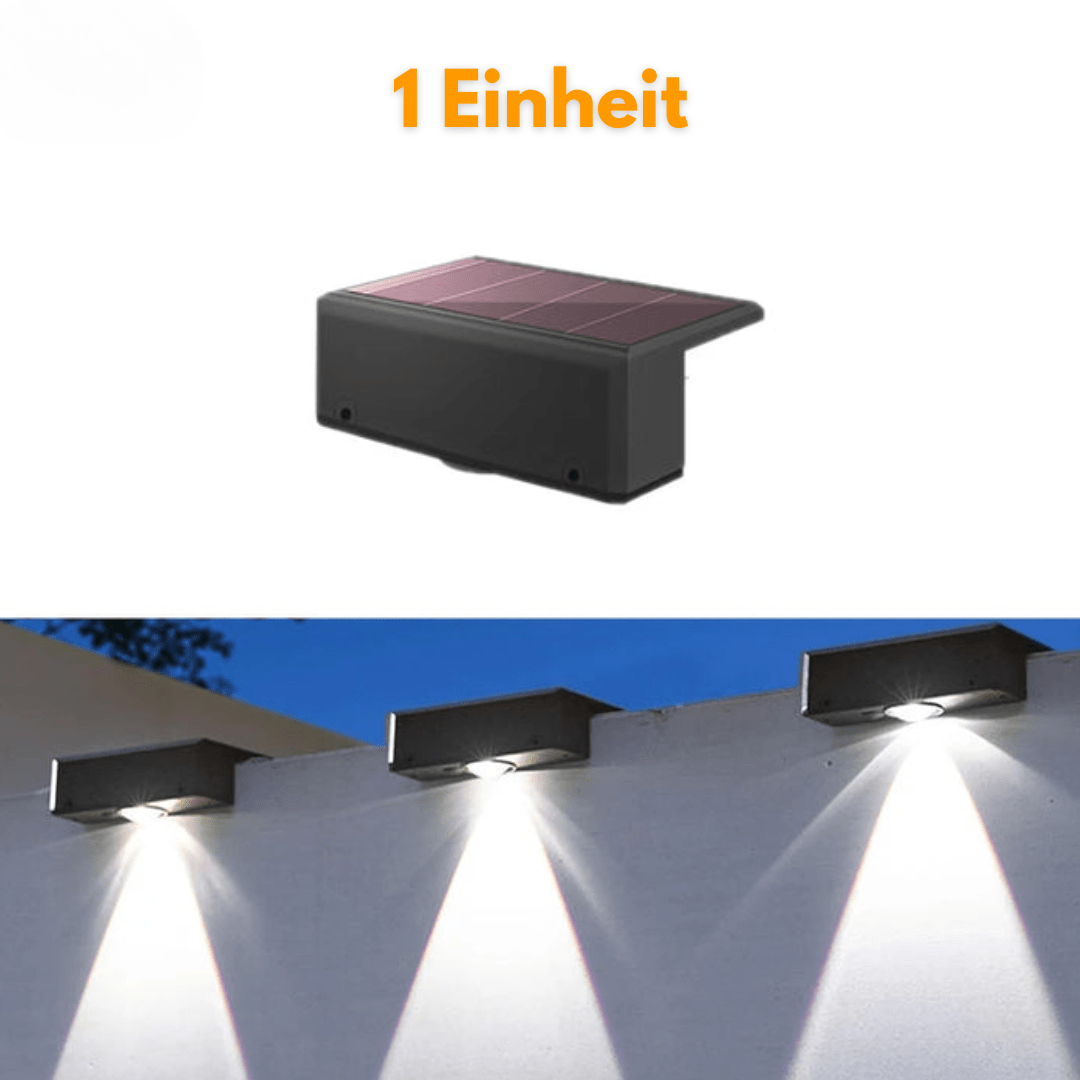 Solar Wandbeleuchtung für Außenbereiche - Klarwen