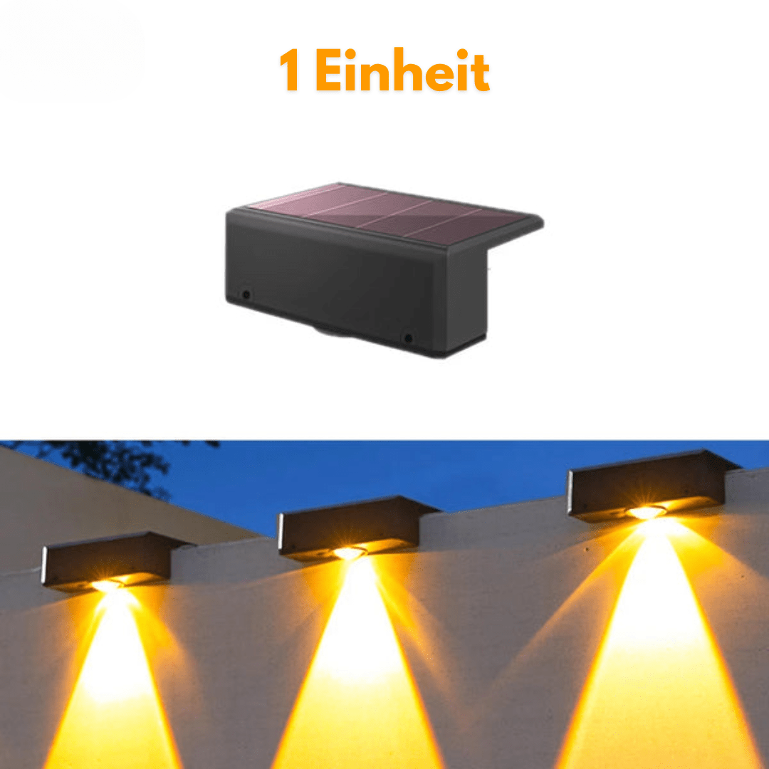 Solar Wandbeleuchtung für Außenbereiche - Klarwen
