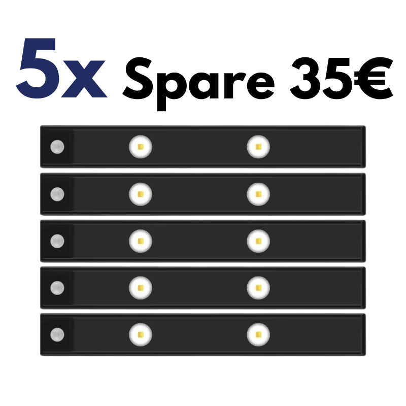 Wiederaufladbare Bewegungsmelder Lampe - Klarwen