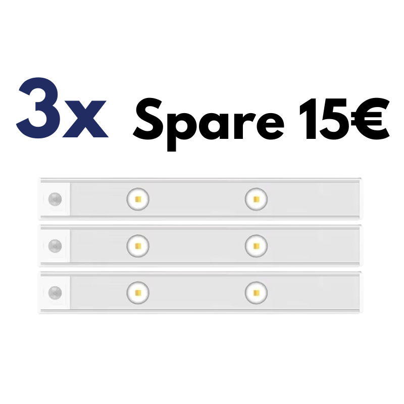 Wiederaufladbare Bewegungsmelder Lampe - Klarwen